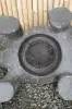 Product image 7 of the product “Turtle with a hole at the bottom, in size 62cm Length | Cast stone, handcrafted & coloured ”
